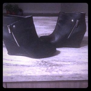 Kenneth Cole platform Moto boots
